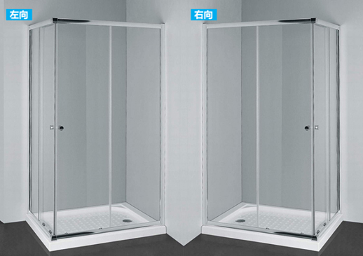 shower doors reversable installation