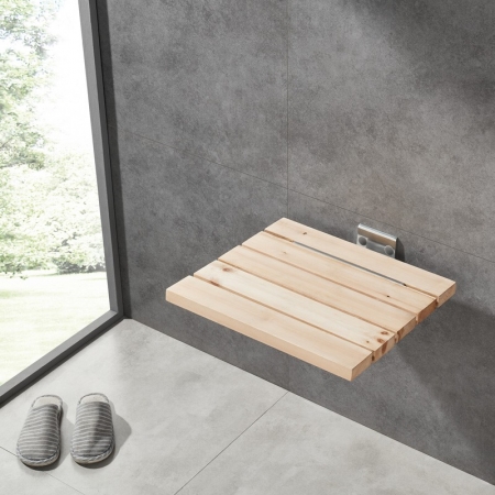 wall mounted folding shower seat
