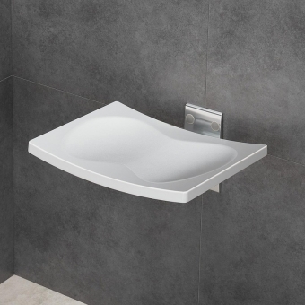 wall mounted folding bath seat